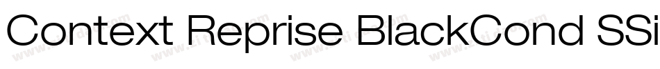 Context Reprise BlackCond SSi Normal字体转换